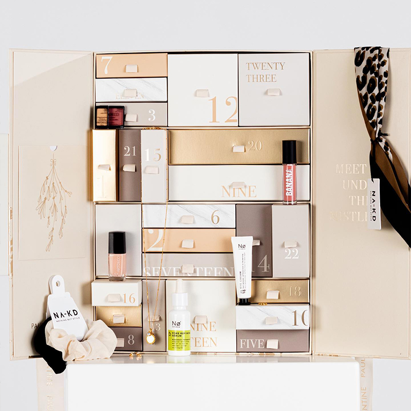 calendar box cosmetics